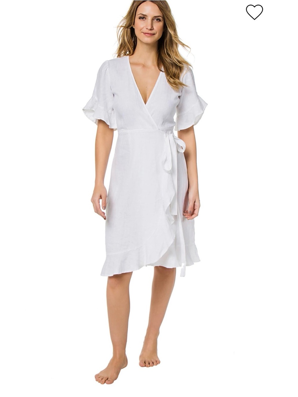 Honorine Charlotte Linen Wrap Dress